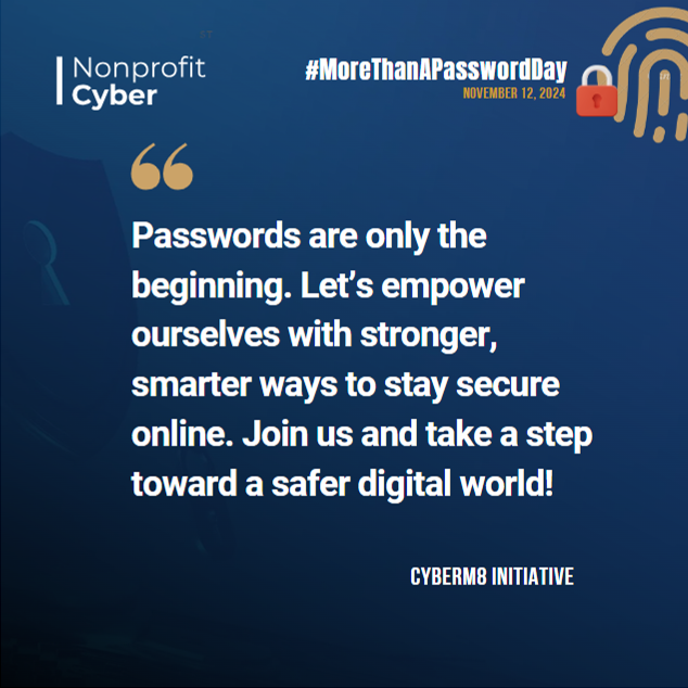 CyberM8 Becomes a Signatory of #MoreThanAPasswordDay